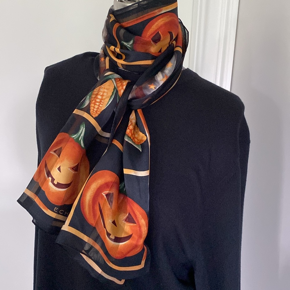 Echo Halloween Silk Scarf - Picture 2 of 6